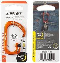 Карабин Nite Ize SlideLock Aluminum #3 Orange