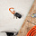 Карабин Nite Ize SlideLock Aluminum #3 Orange - Фото 3 малая