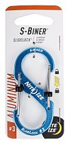 Карабин Nite Ize S-Biner SlideLock Aluminum #3 Blue