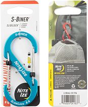 Карабин Nite Ize S-Biner® SlideLock® Aluminum #4 Blue