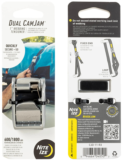 Пряжка Nite Ize Dual CamJam 25мм - Фото 1 большая