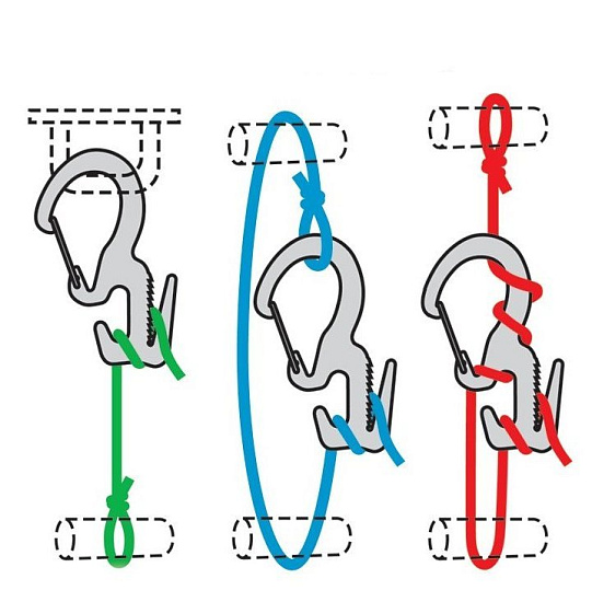 Крепление для веревки Nite Ize 9 Черный - Фото 4 большая
