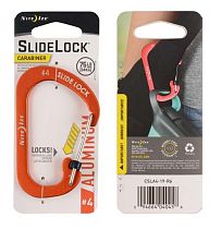 Карабин Nite Ize SlideLock® Aluminum #4 Orange