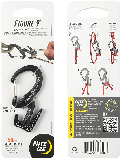 Крепление Nite Ize Figure 9 Carabiner Small - Фото 1 большая