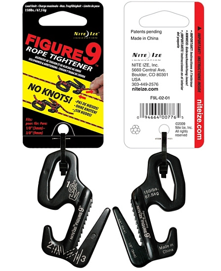 Крепление Nite Ize Figure 9® Large Black - Фото 1 большая