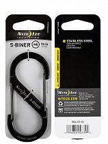 Карабин Nite Ize S-Biner Stainless Steel #4 Black