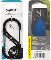 Карабин Nite Ize S-Biner Stainless Steel #4 Black
