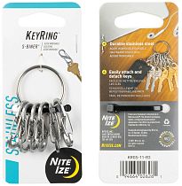 Брелок Nite Ize KeyRing S-Biner Steel