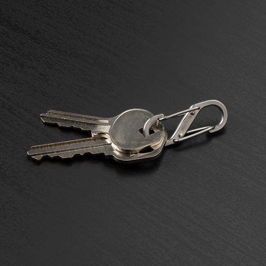 Брелок Nite Ize KeyRing S-Biner Steel - Фото 4 большая