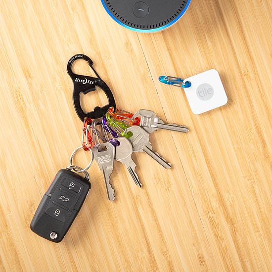 Брелок для ключей Nite Ize Key Rack с открывашкой Черный - Фото 3 большая