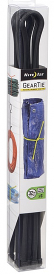 Хомуты Nite Ize Gear Tie® ProPack 32" Black - Фото 1 большая