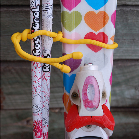 Хомут Nite Ize Gear Tie® Reusable Rubber Twist Tie™ 24" Yellow - Фото 2 большая