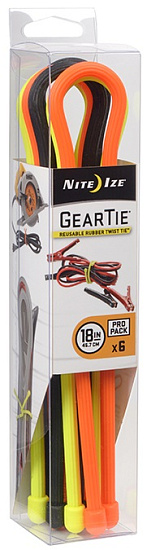Хомуты Nite Ize Gear Tie® ProPack 18" Multicolor - Фото 1 большая