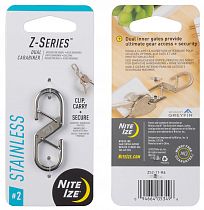 Карабин Nite Ize Z-Series #2 Stainless 