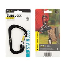 Карабин Nite Ize SlideLock Stainless Steel #6 Black