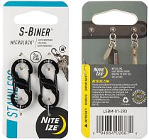 Карабин Nite Ize S-Biner MicroLock Black