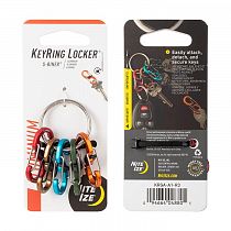 Брелок для ключей Nite Ize KeyRing Locker S-biner Aluminum