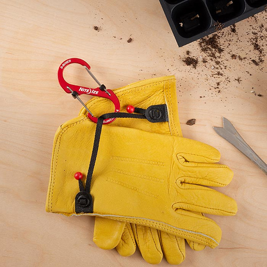 Карабин металлический Nite Ize S-Biner SlideLock 4 Красный - Фото 2 большая