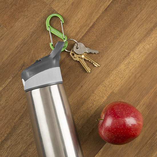 Карабин Nite Ize S-Biner® Aluminum #4 Charcoal - Фото 5 большая