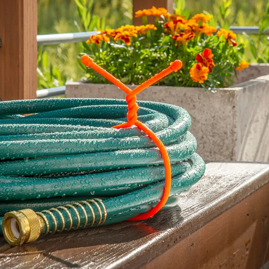 Гибкие стяжки Nite Ize Gear Tie Reusable Rubber Twist Tie 32" (2шт) Orange - Фото 2 большая