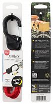 Такелажное крепление Nite Ize SlideLock Carabiner Bungee - 24 in Red
