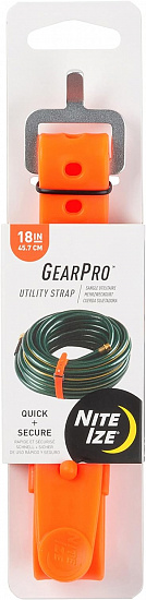 Гибкие стяжки Nite Ize GearPro Utility Strap 18 in (1шт) Orange - Фото 1 большая