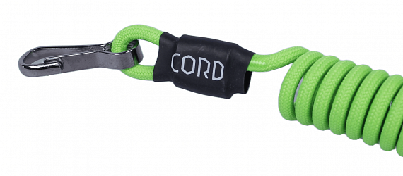 Страховочный тренчик Cord с креплением на ремень и карабином Lime - Фото 2 большая