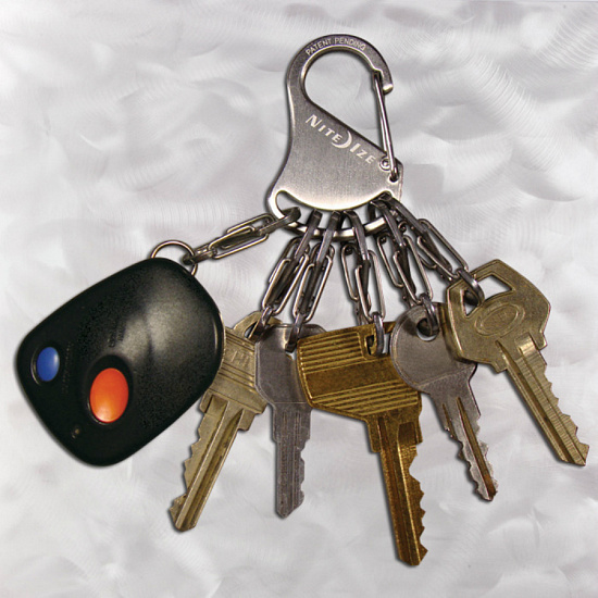 Брелок Nite Ize KeyRack Steel S-Biner Steel - Фото 3 большая