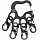 Брелок для ключей Nite Ize PawPrint Locker KeyRack - Фото 1 малая