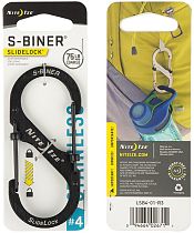 Карабин Nite Ize S-Biner SlideLock Stainless Steel #4 Black