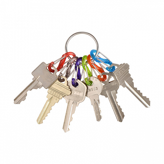 Брелок Nite Ize KeyRing S-Biner Stainless  - Фото 3 большая