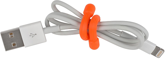 Гибкие стяжки Nite Ize Gear Tie 3" (4шт) Orange - Фото 4 большая