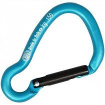 Карабин Kong Harness Alu 5мм Cyan/Black
