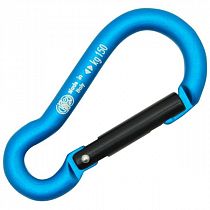 Карабин Kong Mini Pear Alu 5мм Cyan/Black