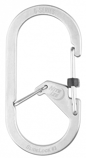 Карабин Nite Ize G-Series SlideLock Stainless #3 - Фото 3 большая
