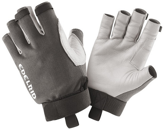 Перчатки Edelrid Work Glove Open II Titan - Фото 1 большая