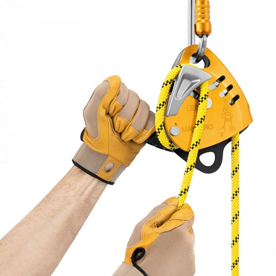 Спусковое устройство Petzl Maestro Yellow - Фото 4 большая