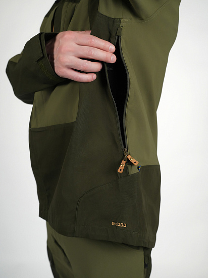 Куртка мужская Fjallraven Keb Deep Forest/Laurel Green - Фото 11 большая