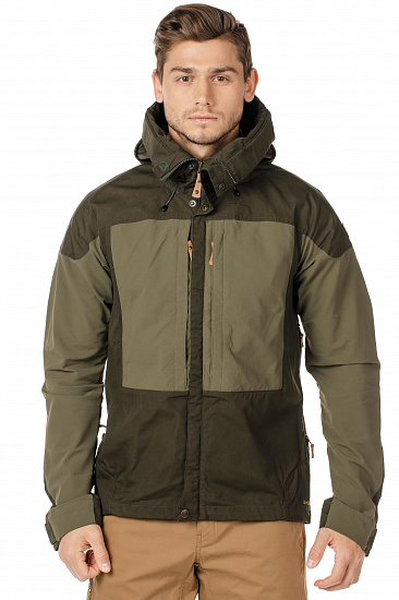 Куртка мужская Fjallraven Keb Deep Forest-Laurel Green - Фото 4 большая