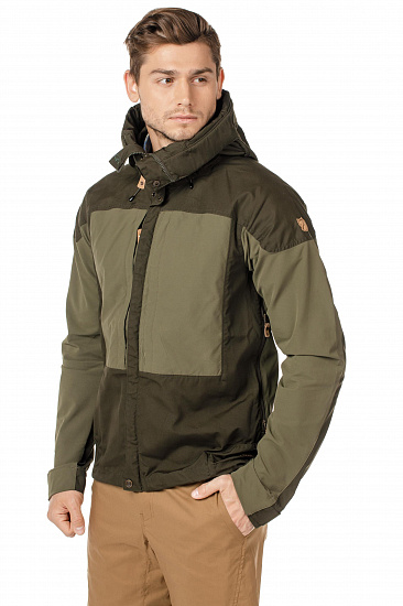 Куртка мужская Fjallraven Keb Deep Forest-Laurel Green - Фото 5 большая