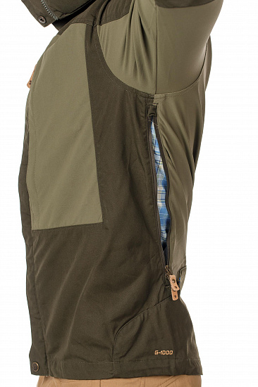 Куртка мужская Fjallraven Keb Deep Forest-Laurel Green - Фото 8 большая