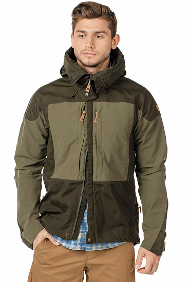 Куртка мужская Fjallraven Keb Deep Forest-Laurel Green - Фото 10 большая
