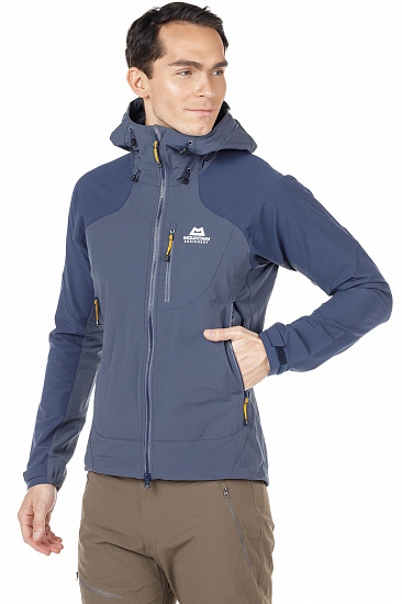 Куртка мужская Mountain Equipment Frontier Hooded Blue/Cosmos - Фото 3 большая