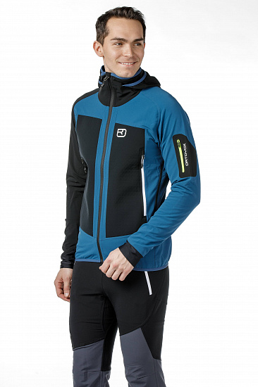 Куртка мужская Ortovox Col Becchei Night Blue - Фото 4 большая