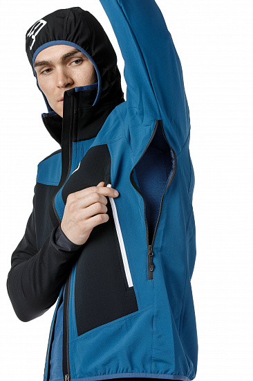 Куртка мужская Ortovox Col Becchei Night Blue - Фото 8 большая