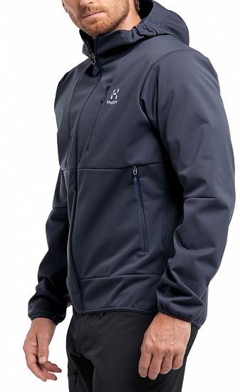 Куртка мужская Haglofs Multi Flex Hood Dense Blue - Фото 5 большая