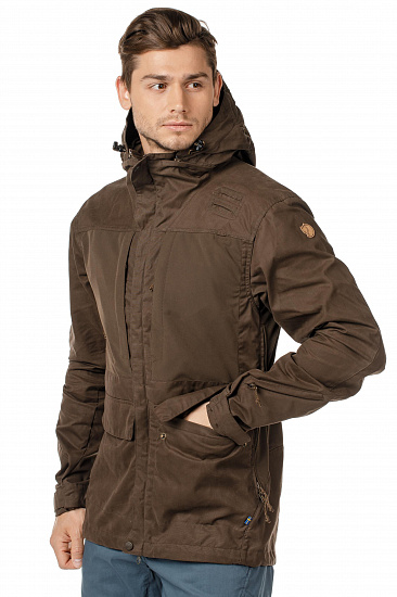 Куртка мужская Fjallraven Lappland Hybrid Dark Olive - Фото 5 большая