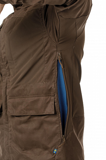 Куртка мужская Fjallraven Lappland Hybrid Dark Olive - Фото 11 большая
