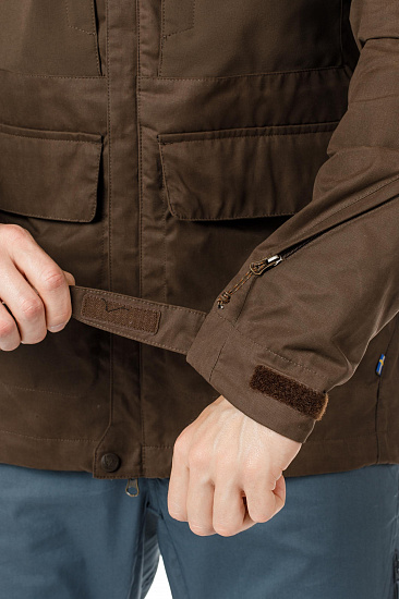 Куртка мужская Fjallraven Lappland Hybrid Dark Olive - Фото 12 большая