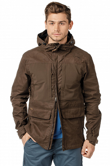 Куртка мужская Fjallraven Lappland Hybrid Dark Olive - Фото 13 большая